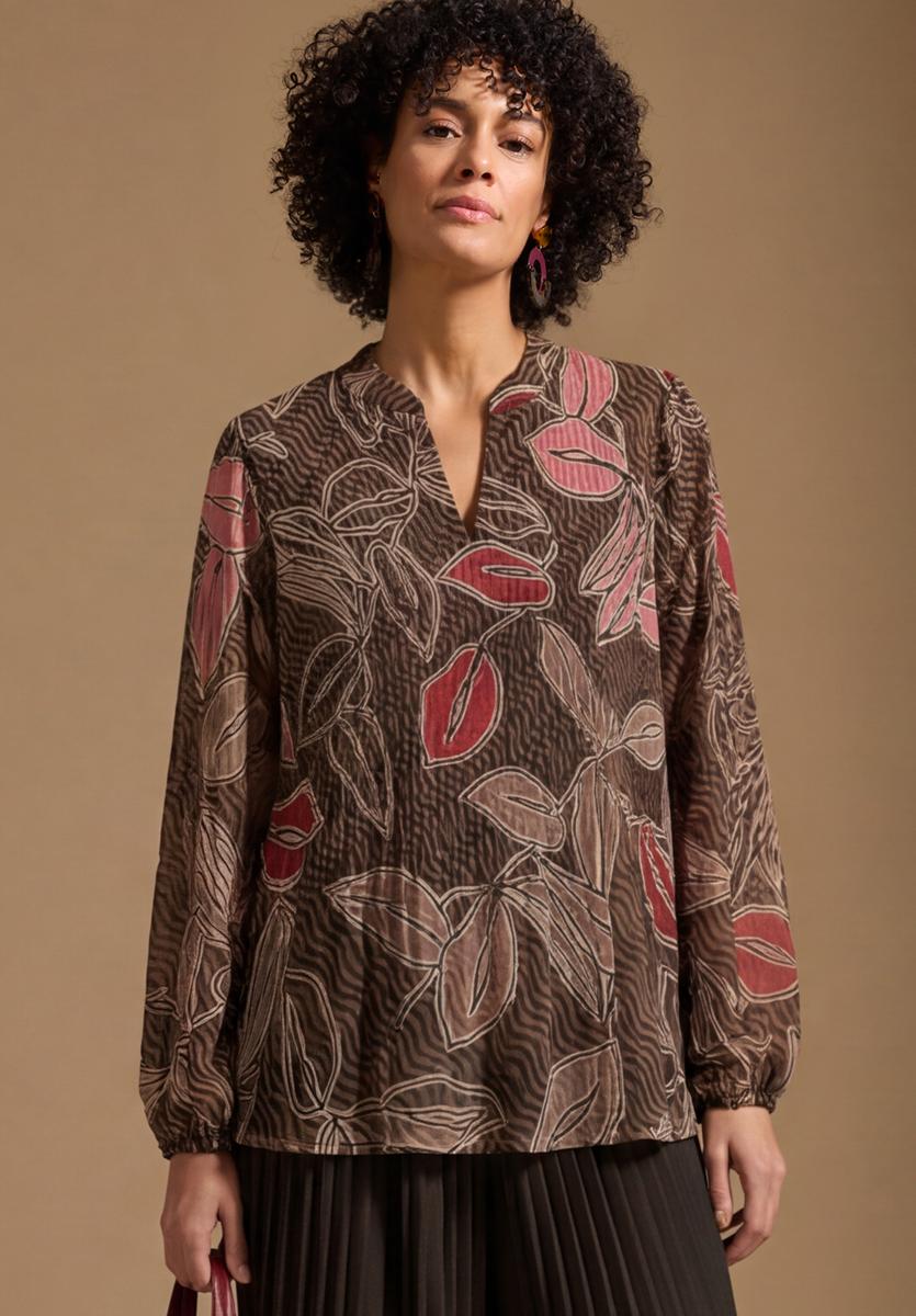 Bianca Blouse 85100 Bruin 3