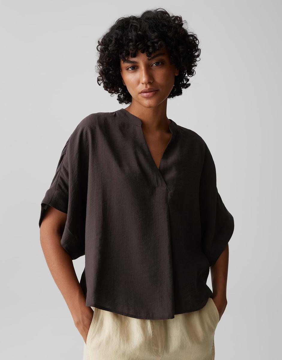 OPUS Blouse 10575313201106 Bruin 2