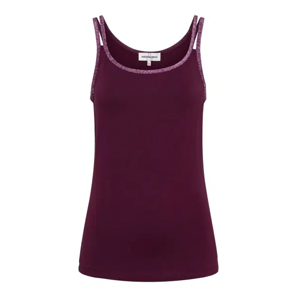 &Co Woman Top Selly Paars 1