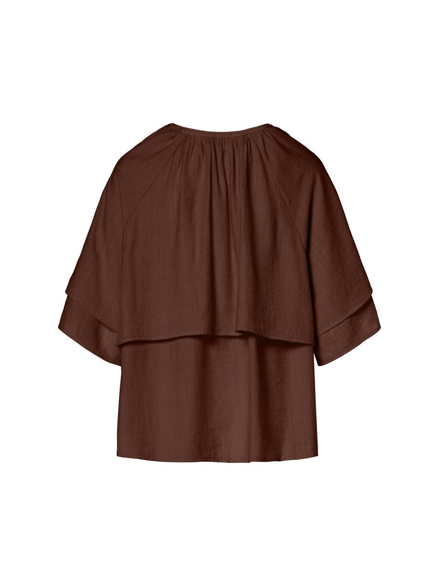 Beaumont Collectie Blouse Gabriella Bruin 4