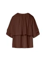 Beaumont Collectie Blouse Gabriella Bruin 4