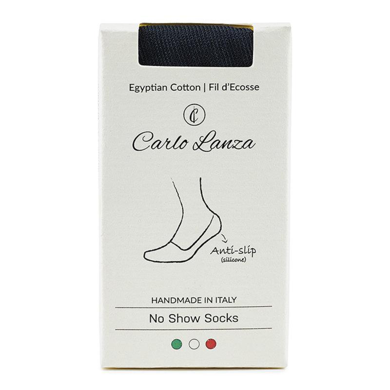 Carlo Lanza Sokken 400 Invisible Blauw 3