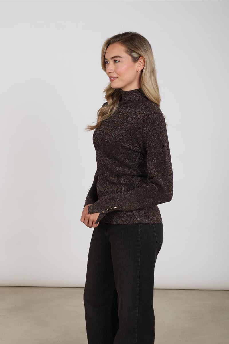 NUKUS Trui NKF03048 Bruin 3