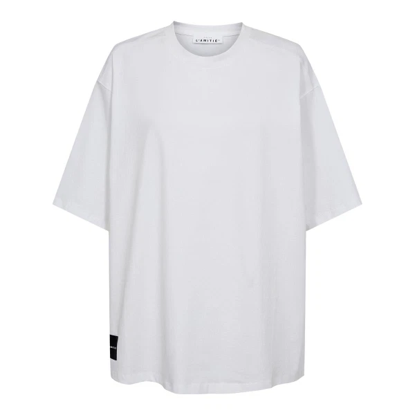 Haute L'Amitié T-Shirt Logo Wit 1