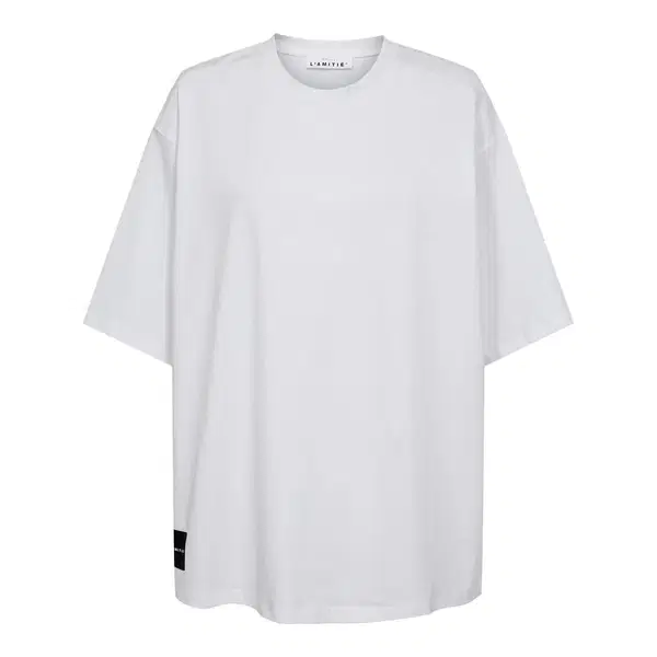 Haute L'Amitié T-Shirt Logo Wit 1