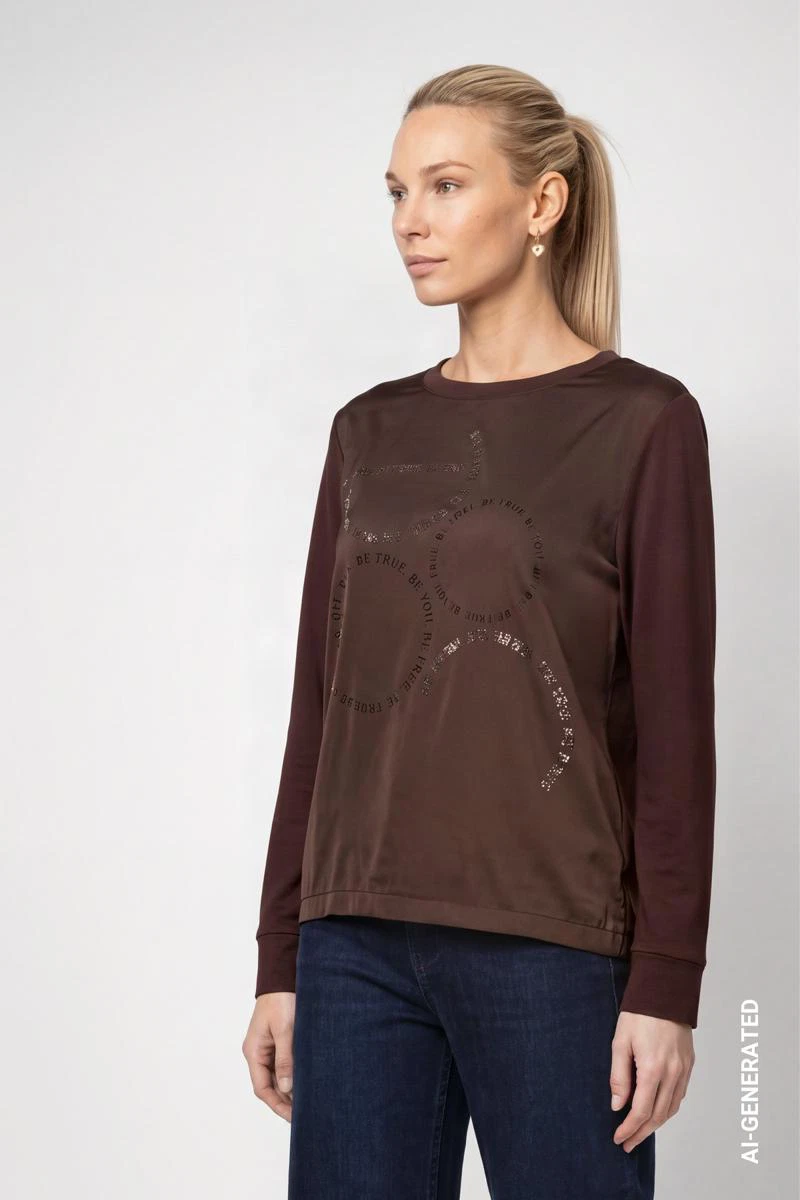 Monari Longsleeve 810559 Bruin 5
