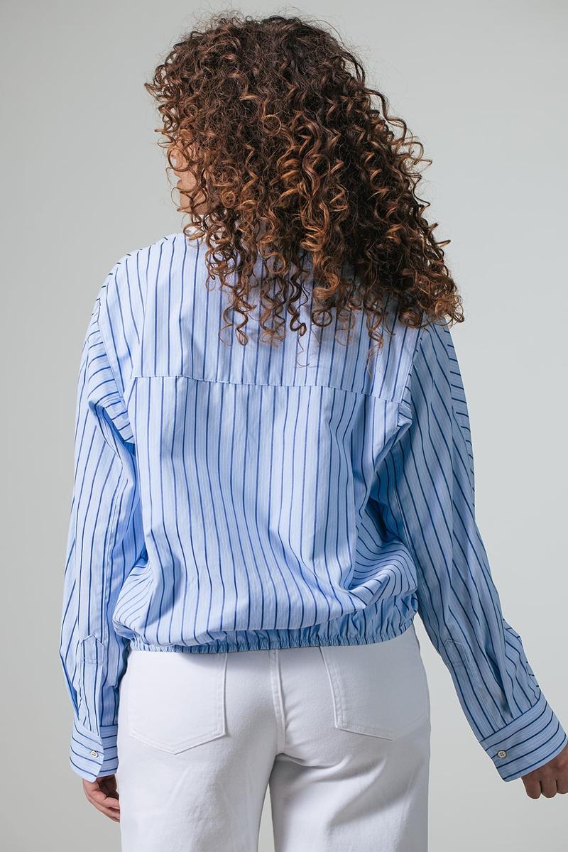 Label DOT Blouse Amilia Blauw 3