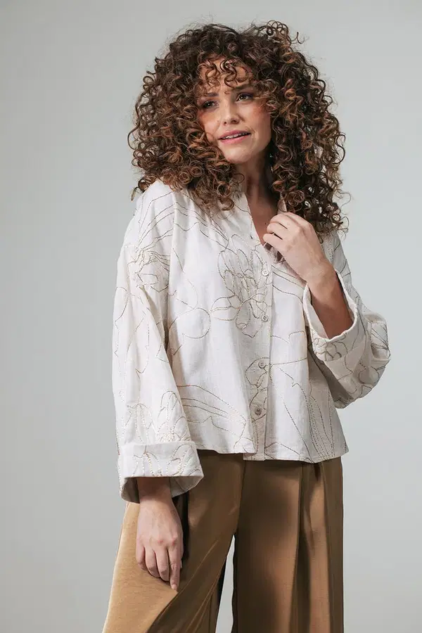 Label DOT Blouse 2611008 Beige 1