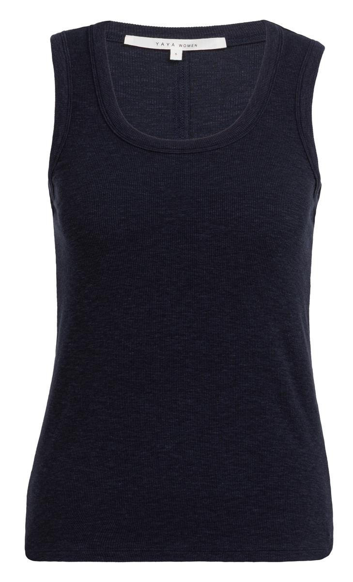 YAYA Top 01-729051-603 Blauw 2