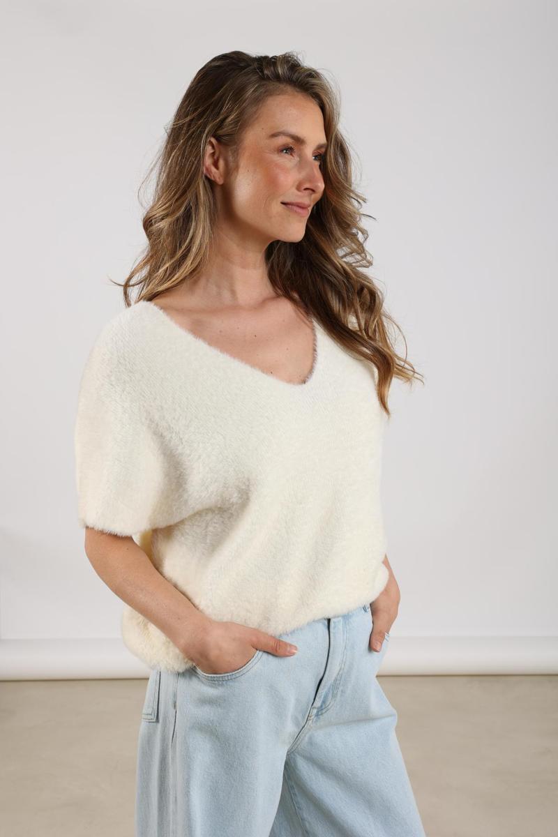 NUKUS Trui Dina Off-White 6