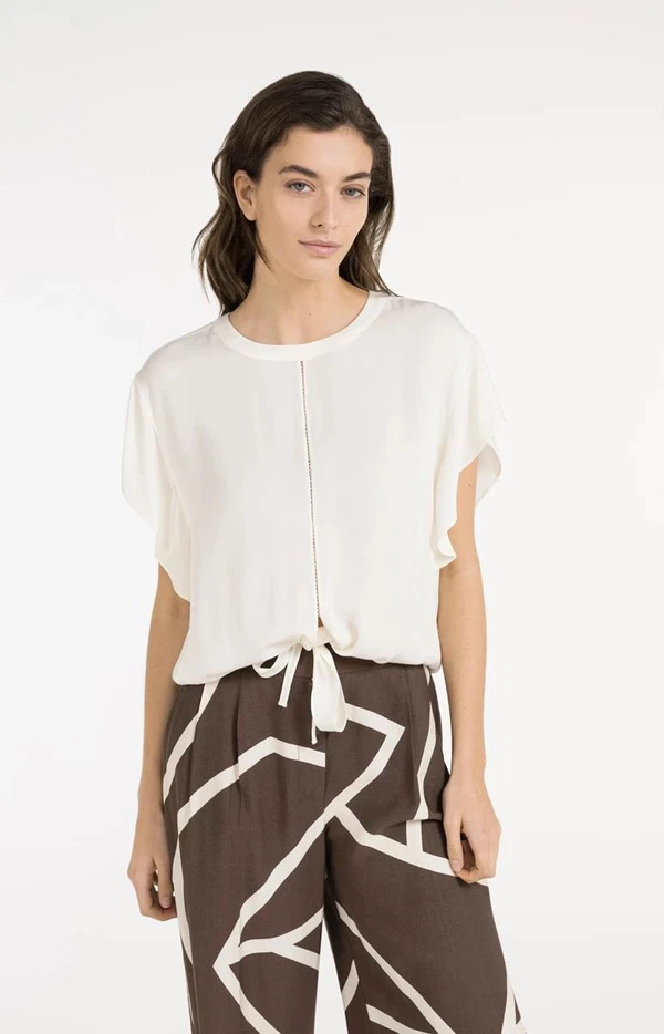 YAYA T-Shirt 01-701369-605 Off-White 1