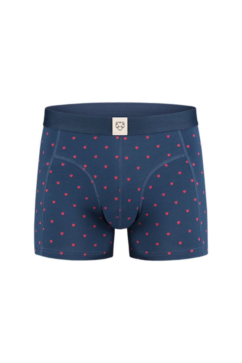 A-dam Boxershort Valentijn  Blauw 1