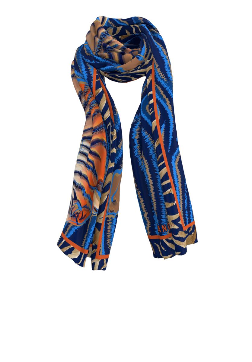 Bianca Sjaal 67506 Blauw 1