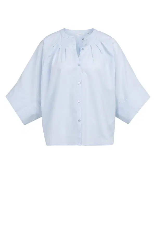 YAYA Blouse 01-201217-604 Blauw 1