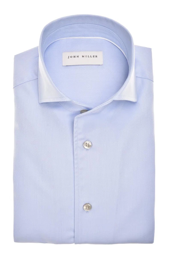 John Miller Overhemd 5142872 Blauw 1