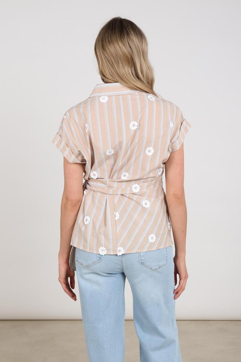 NUKUS Blouse Aneta Beige 3