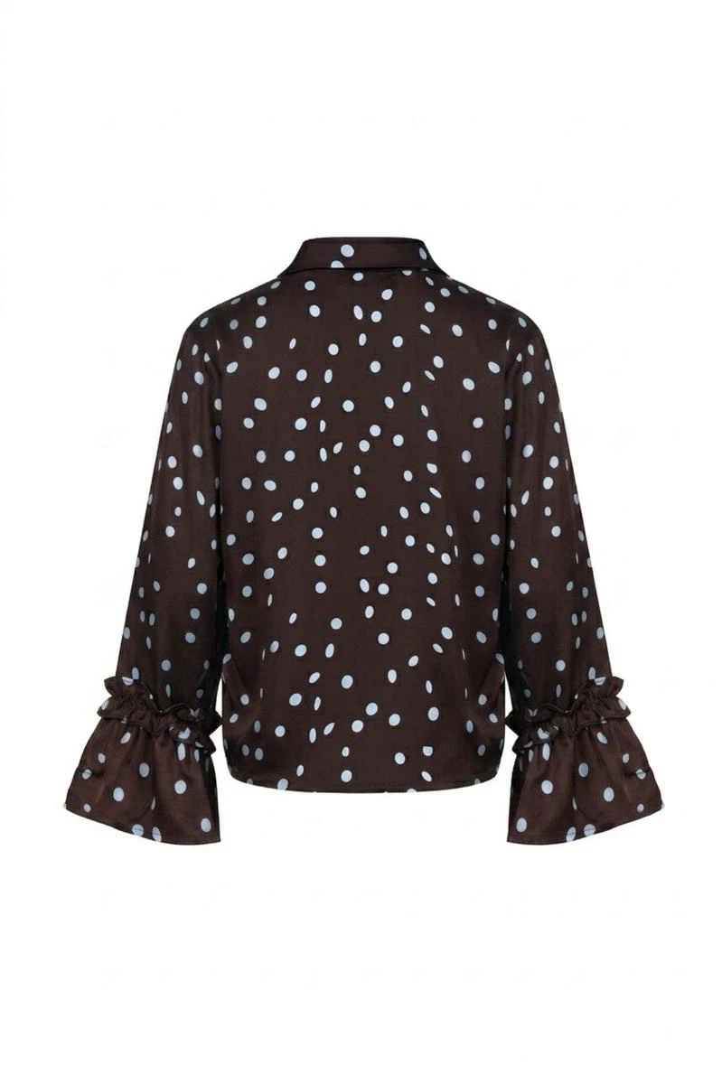 NUKUS Blouse NKF02159 Bruin 6