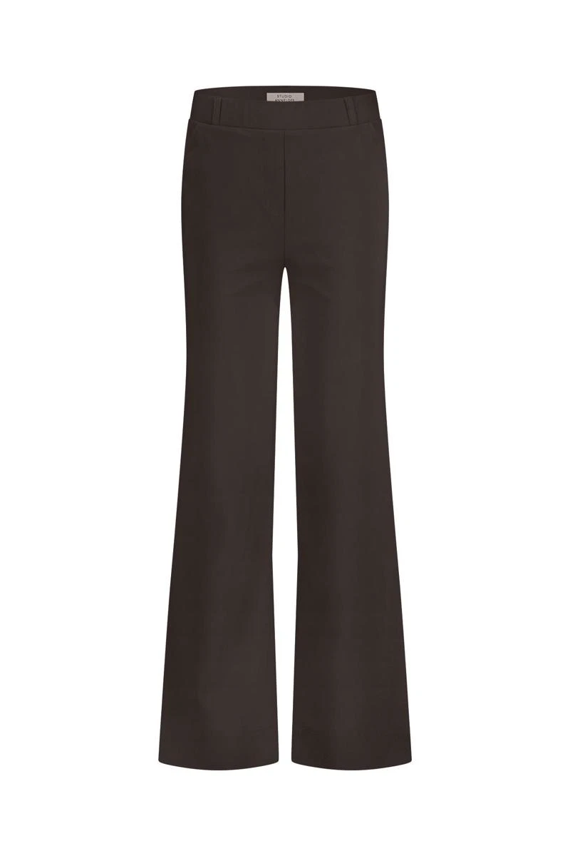 Studio Anneloes Pantalon Lexie Bonded Long Bruin 2