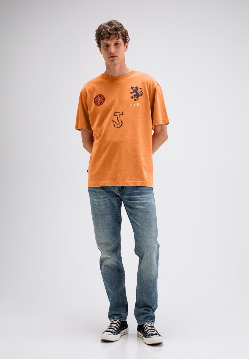 Butcher of Blue T-Shirt M2622015 Oranje 3