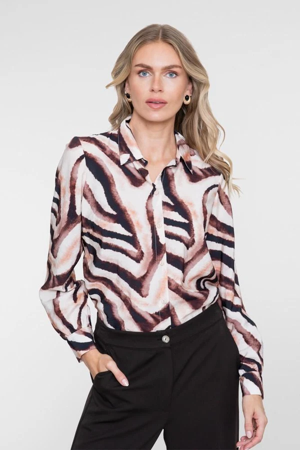 Geisha Blouse 63659-20 Bruin 1