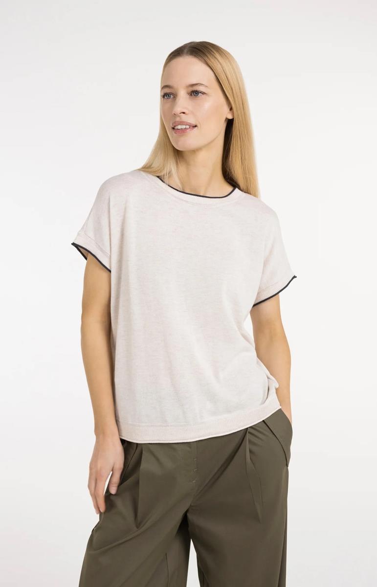 YAYA T-Shirt 01-000580-605 Off-White 1