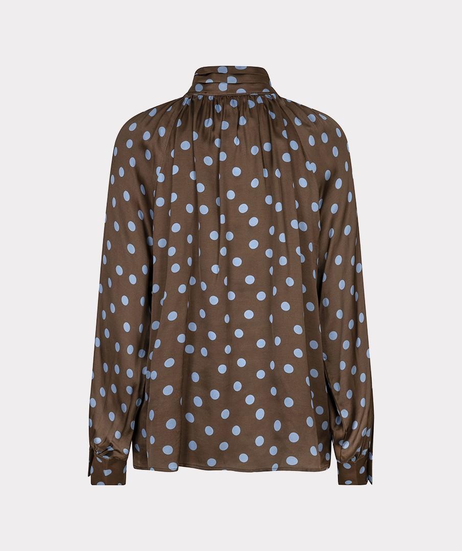 EsQualo Blouse W26.10700 Bruin 3