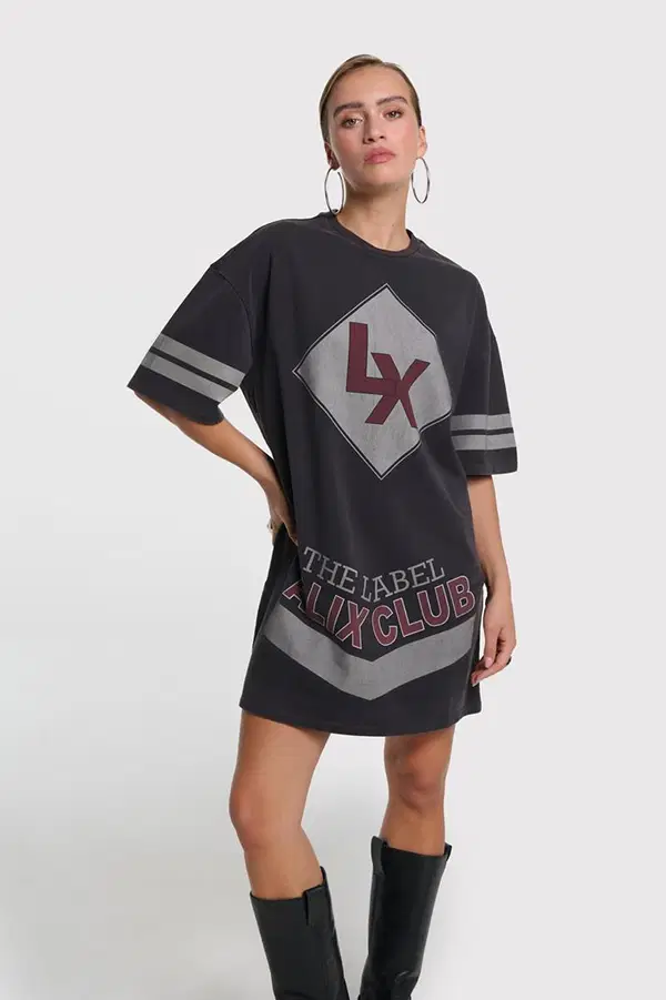 Alix The Label Jurk 2603382610 Grijs 1