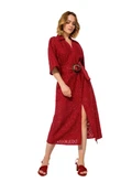 Caroline Biss Jurk 1155 Rood 4