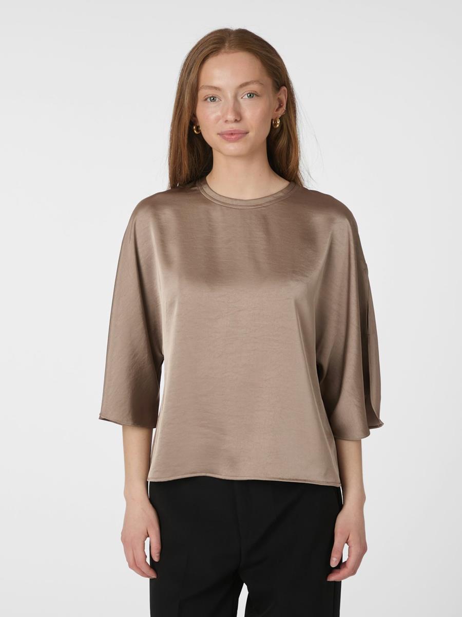 Neo Noir Blouse Liora Taupe 1