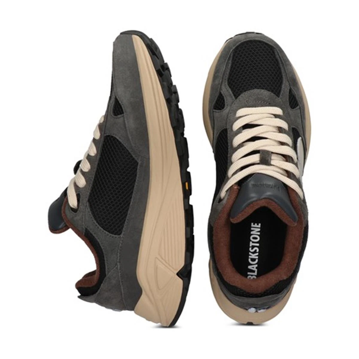 Blackstone Sneakers V Riley Grijs 4