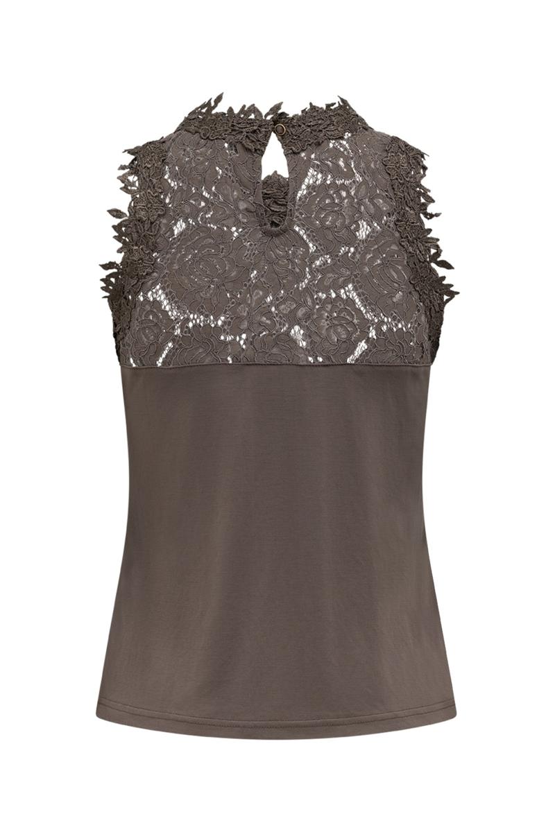 Label DOT Blouse 2525009 Taupe 2