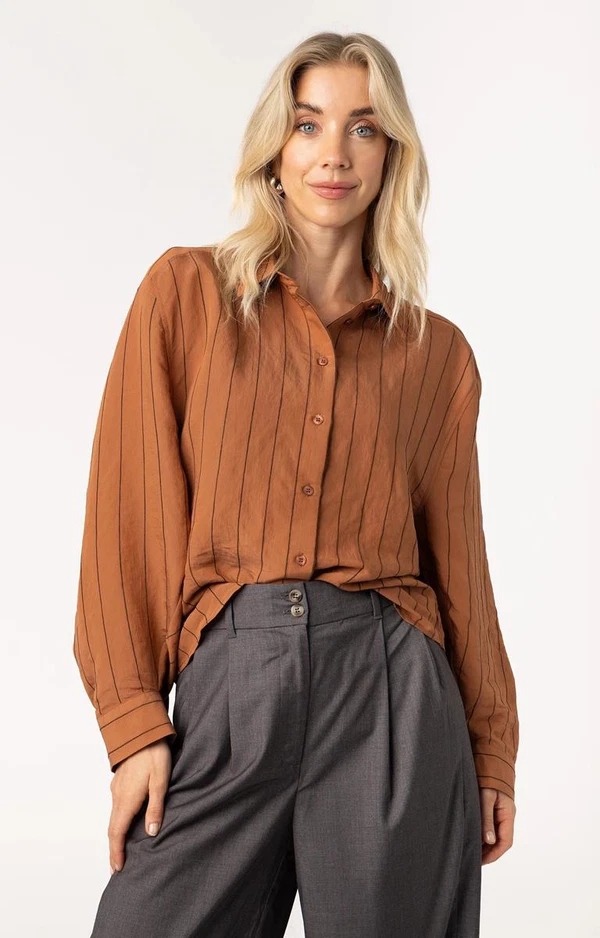 Anna Blouse 48a05-03798A Bruin 1