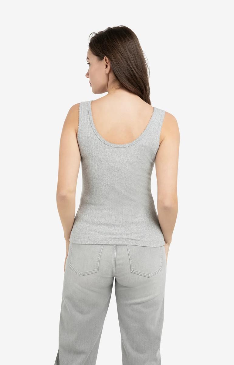 YAYA Top 01-729049-602 Grijs 3