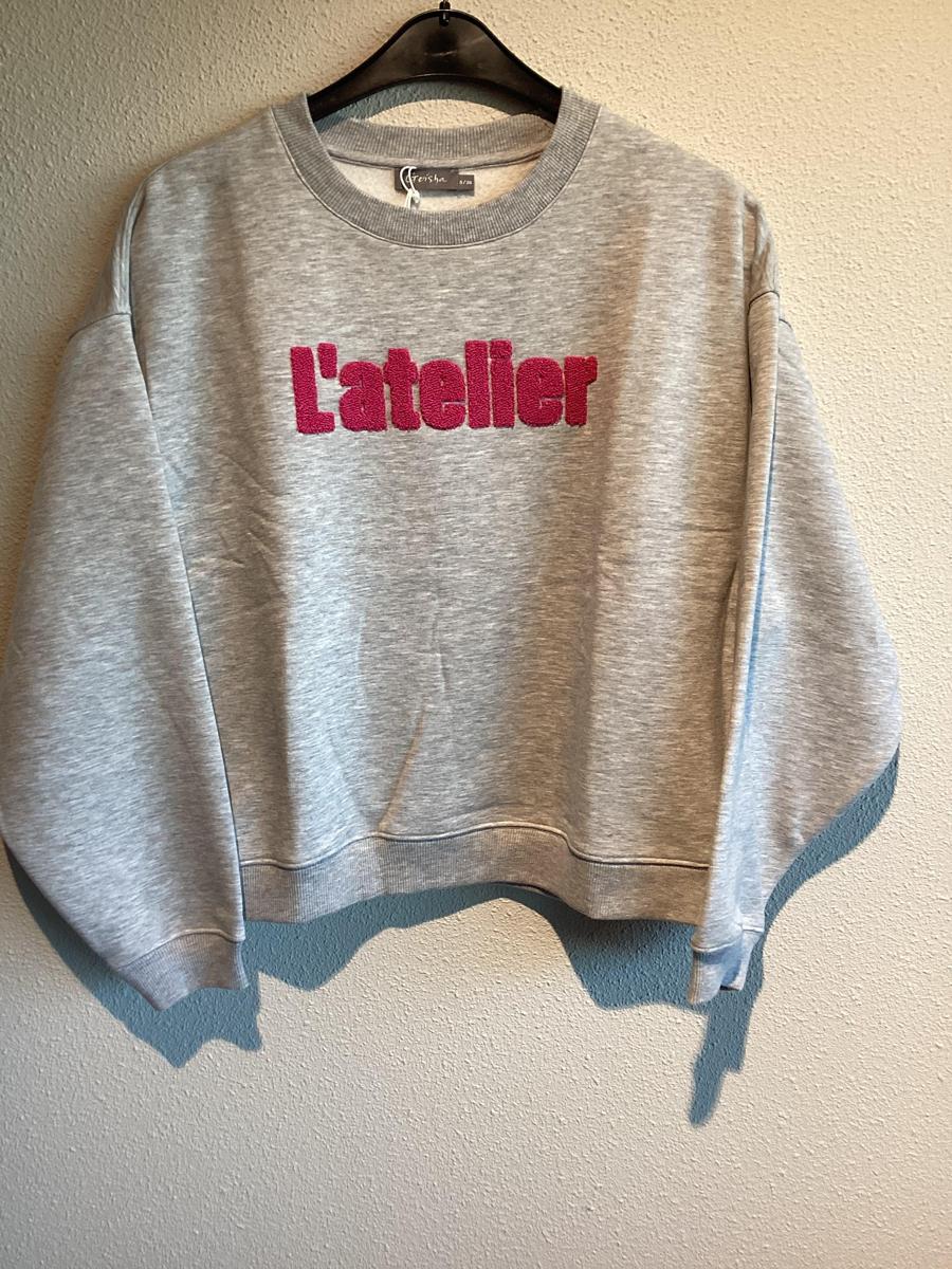 Geisha Sweater 52601-41 Grijs 2