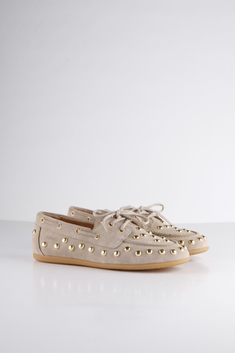 DWRS Loafers Latty Big Studs Beige 1