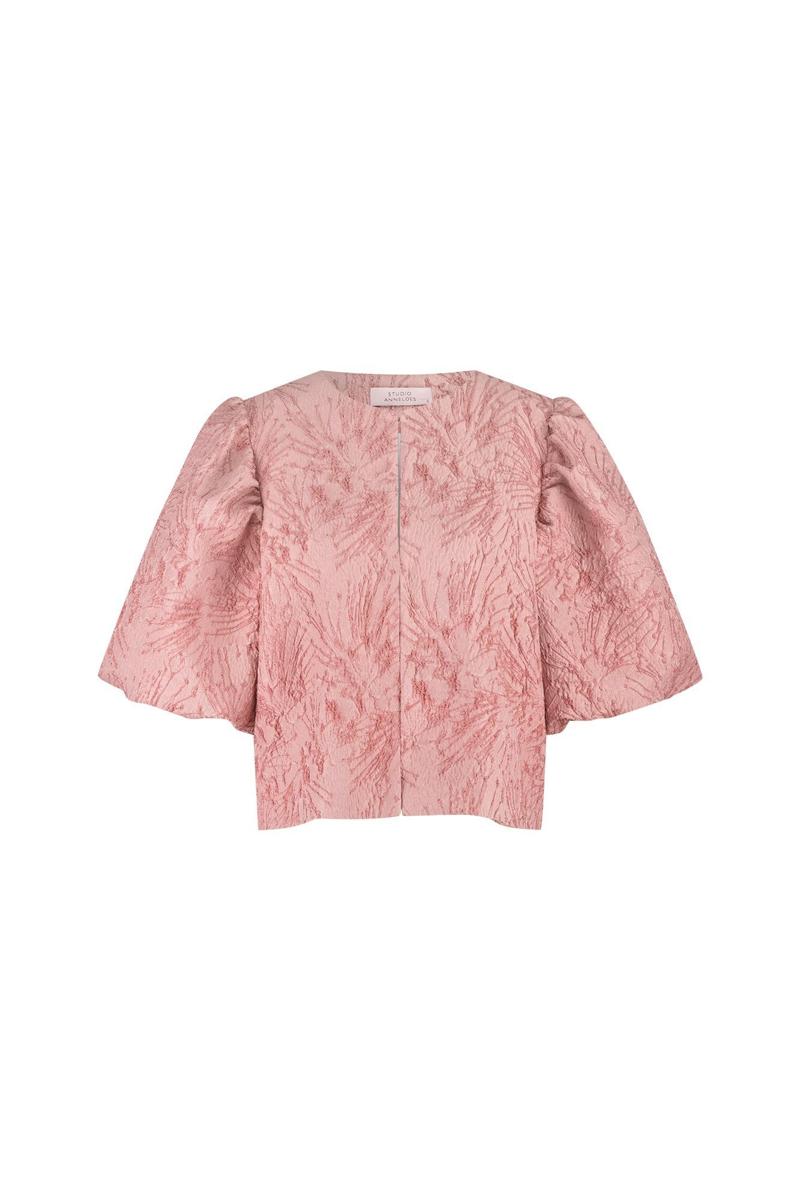 Studio Anneloes Blouse Hanne Jacquard Roze 2