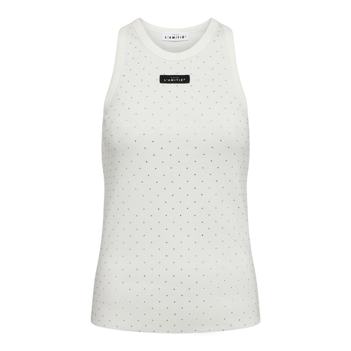 Haute L'Amitié Top Rib Badge Off-White 1