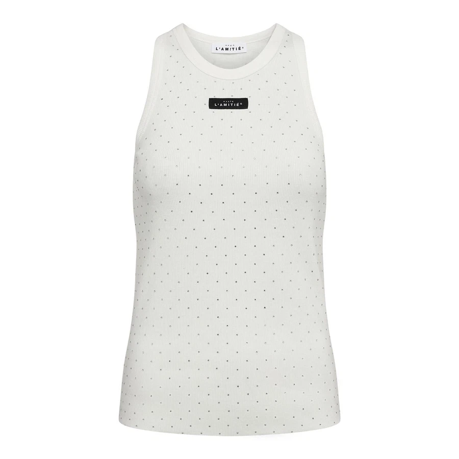 Haute L'Amitié Top Rib Badge Off-White 1