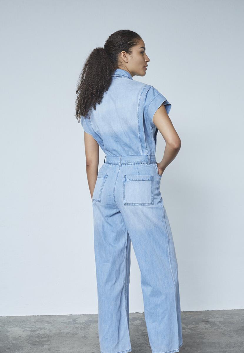 Sisters Point Jumpsuit Feba Blauw 3