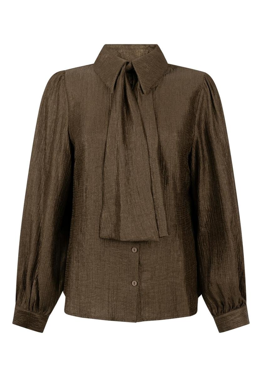 Aaiko Blouse VERONNE TIE VIS 5 Groen 1