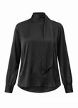 Freebird Blouse Teresa Wv-Heavy-V Zwart 2