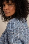 Studio Anneloes Blazer Nura tweed jacket Blauw 4
