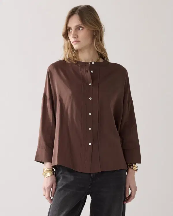 Summum Blouse 2s3403-12370 Bruin 1