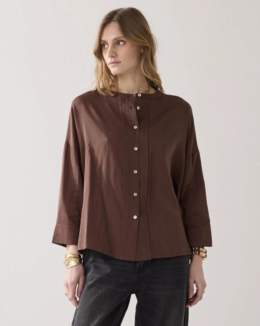 Summum Blouse 2s3403-12370 Bruin 1