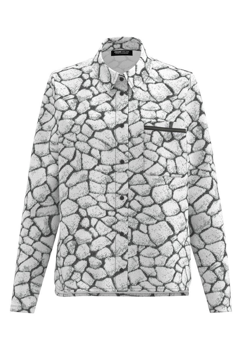 Frank Walder Blouse 51621101 Grijs 1