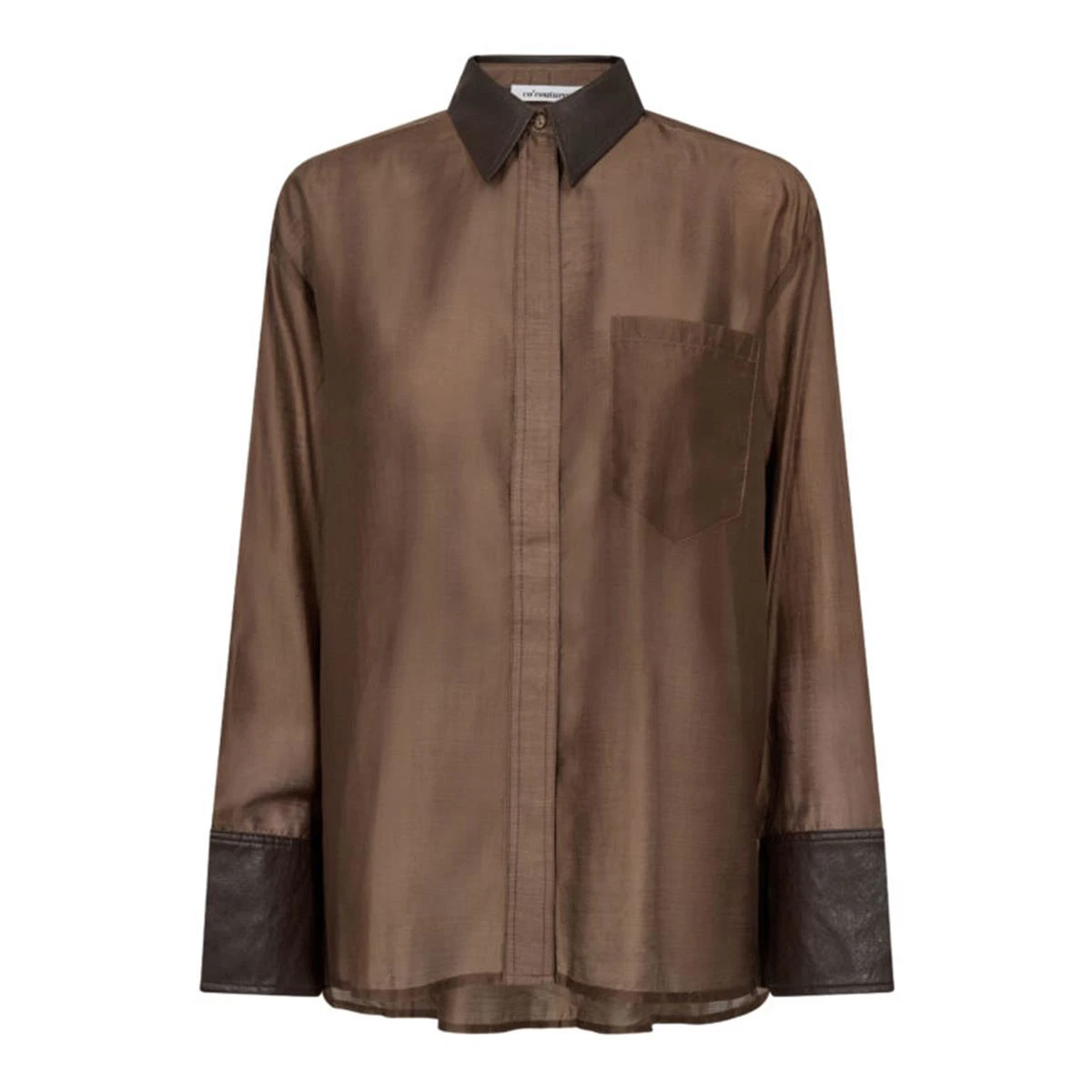 Co'Couture Blouse Kawa Bruin 2