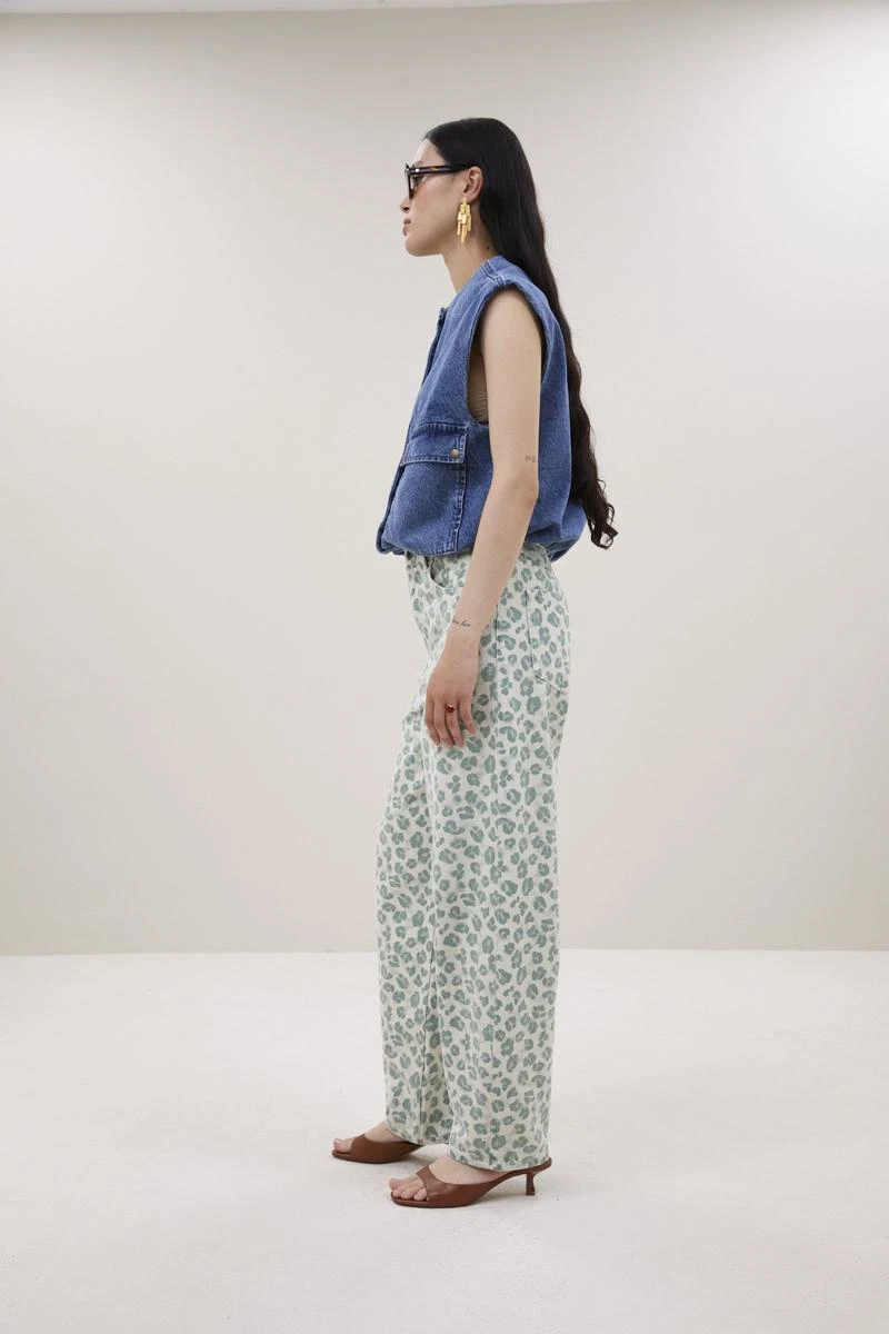By-Bar Gilet Maggie Sleeveless Blauw 4