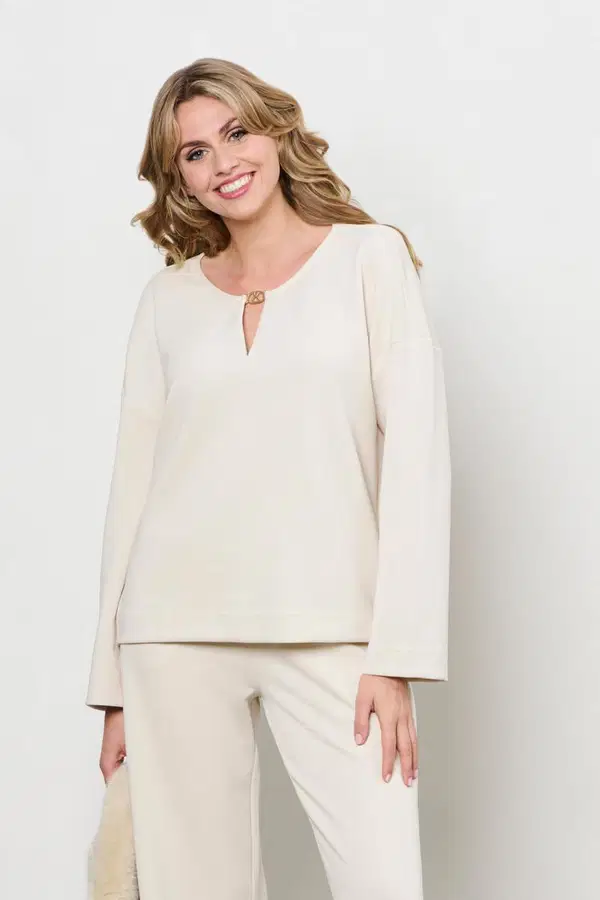 &Co Woman Sweater Daca Beige 1