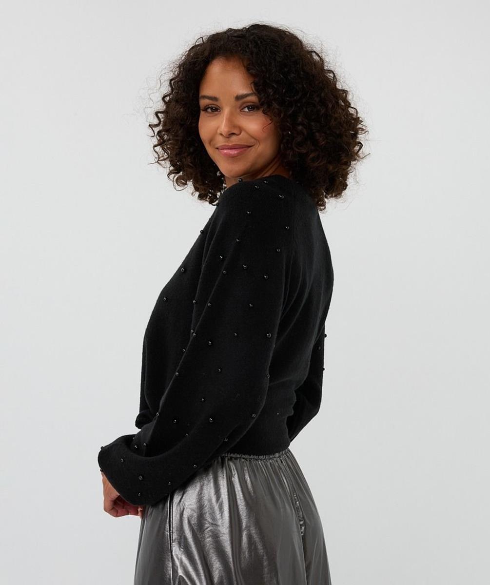 EsQualo Trui F25.27523 Zwart 2