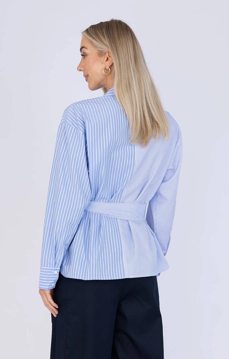 Anna Blouse 48A05-03687 Blauw 3